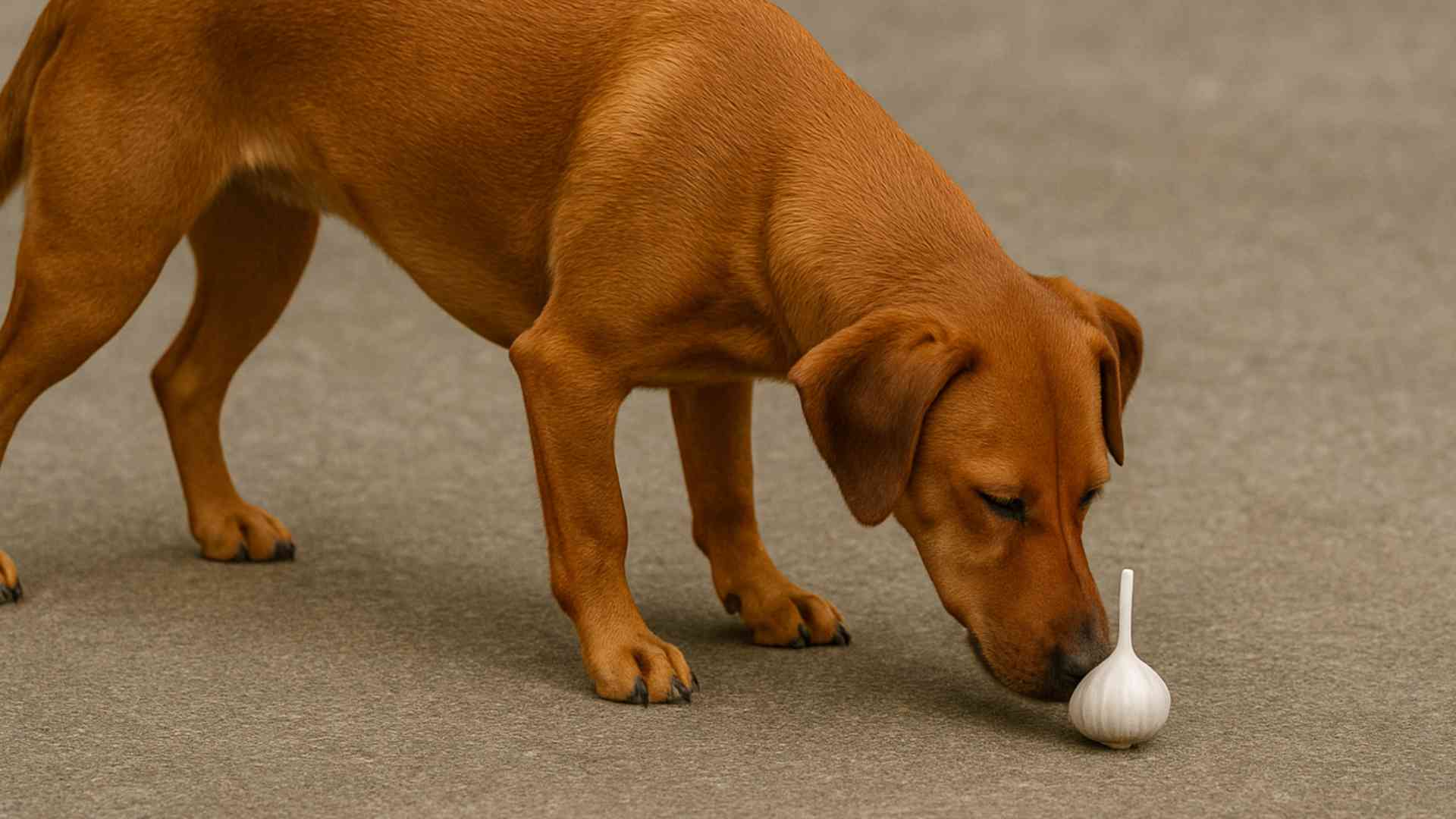 El ajo es bueno para los perros